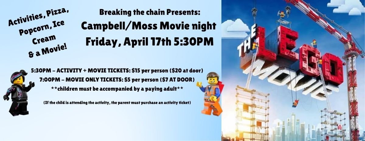 Campbell/Moss Movie Night April